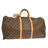 Louis Vuitton Louis Vuitton Keepall Bag Monogram Canvas Brown Canvas Travel Bag Bag (Authentic Pre-Loved)