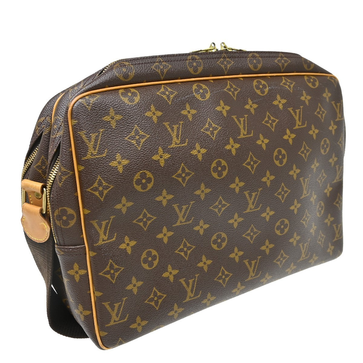 Louis Vuitton Reporter Bag Monogram Canvas Brown Canvas Shoulder Bag Bag (Authentic Pre-Loved)