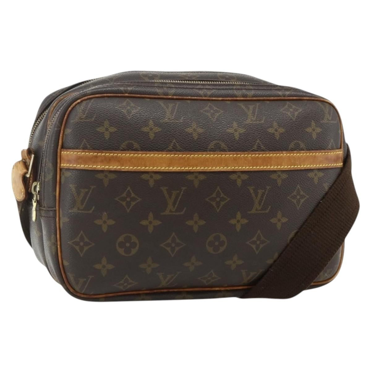 Louis Vuitton Reporter Bag Monogram Canvas Brown Canvas Shoulder Bag Bag (Authentic Pre-Loved)