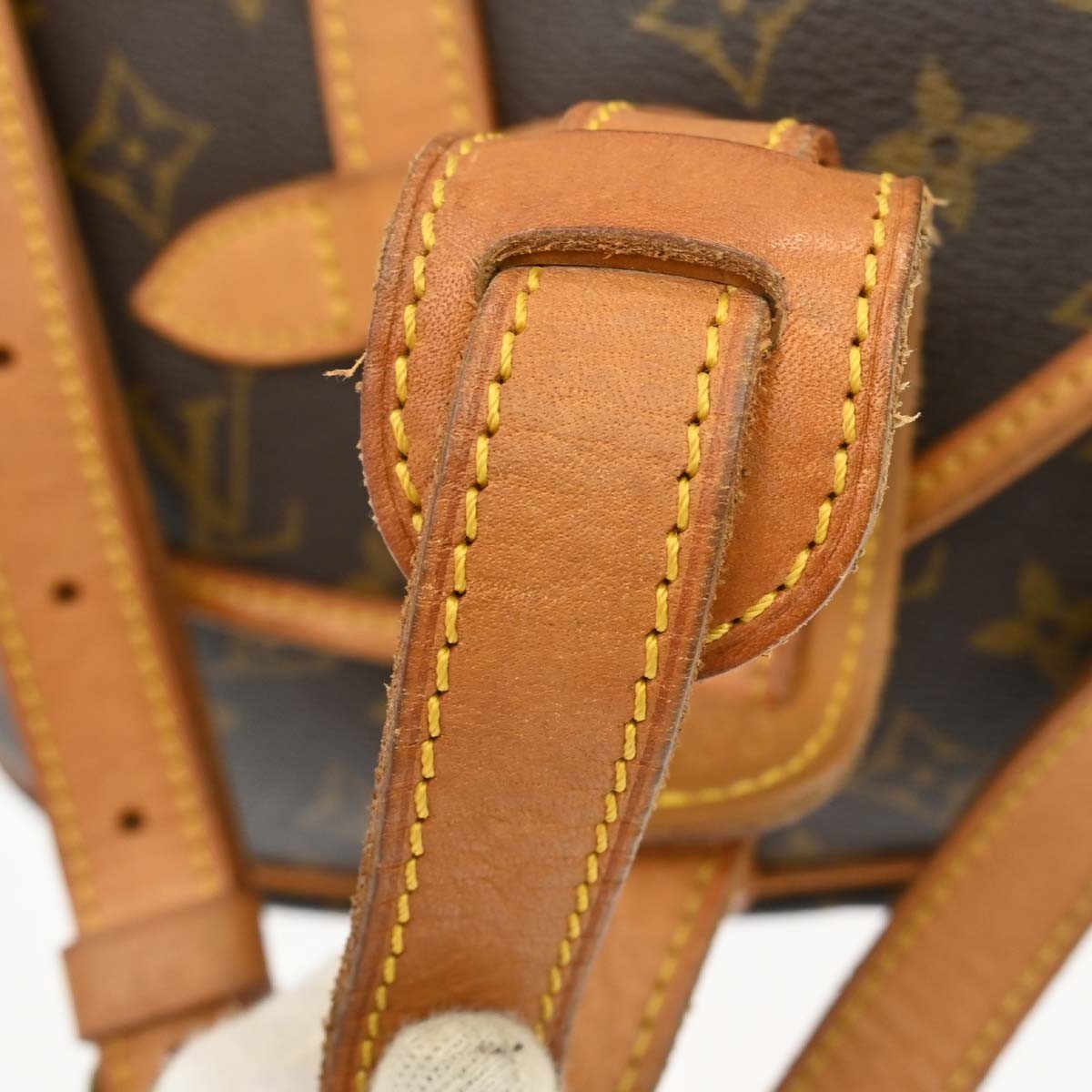 Louis Vuitton Louis Vuitton Saumur Handbag Monogram Canvas Brown Canvas Shoulder Bag Bag (Authentic Pre-Loved)