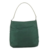 Prada Vintage Shoulder Bag Tessuto Green Nylon Shoulder Bag Bag (Authentic Pre-Loved)