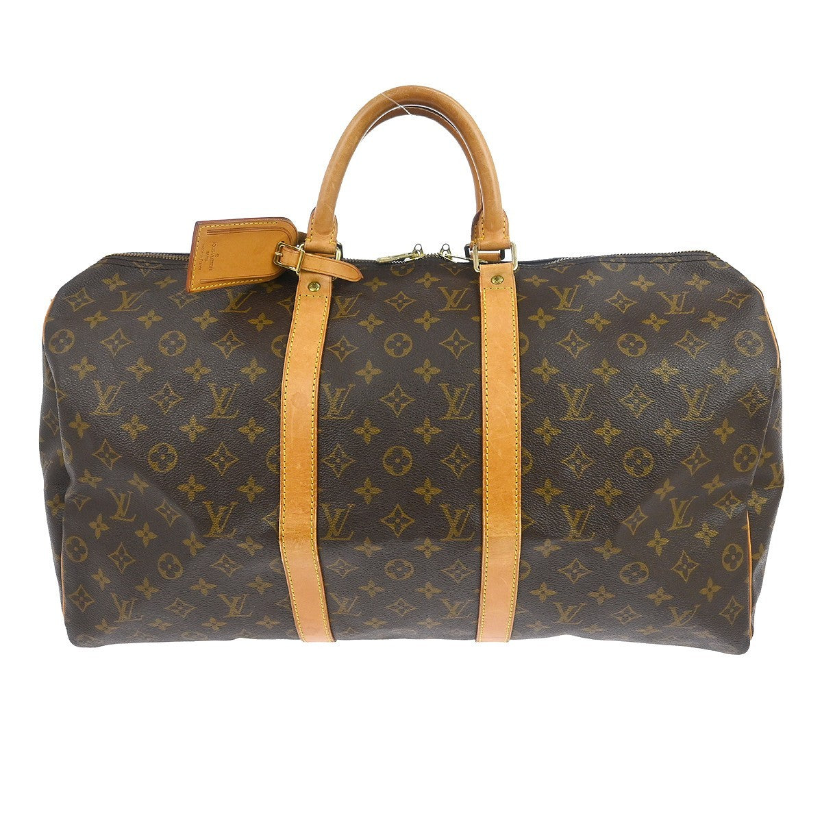 Louis Vuitton Louis Vuitton Keepall Bag Monogram Canvas Brown Canvas Travel Bag Bag (Pre-Loved)