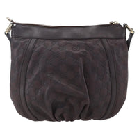 Gucci D Ring Messenger Bag Guccissima Leather Burgundy Leather Shoulder Bag Bag (Authentic Pre-Loved)