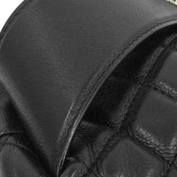 Chanel Chanel Bum Bag Leather Black Leather Handbag (Pre-Loved)