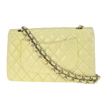 Chanel Timeless - Classic Double Flap Bag Quilted Lambskin Green Leather Shoulder Bag Bag (Authentic Pre-Loved)