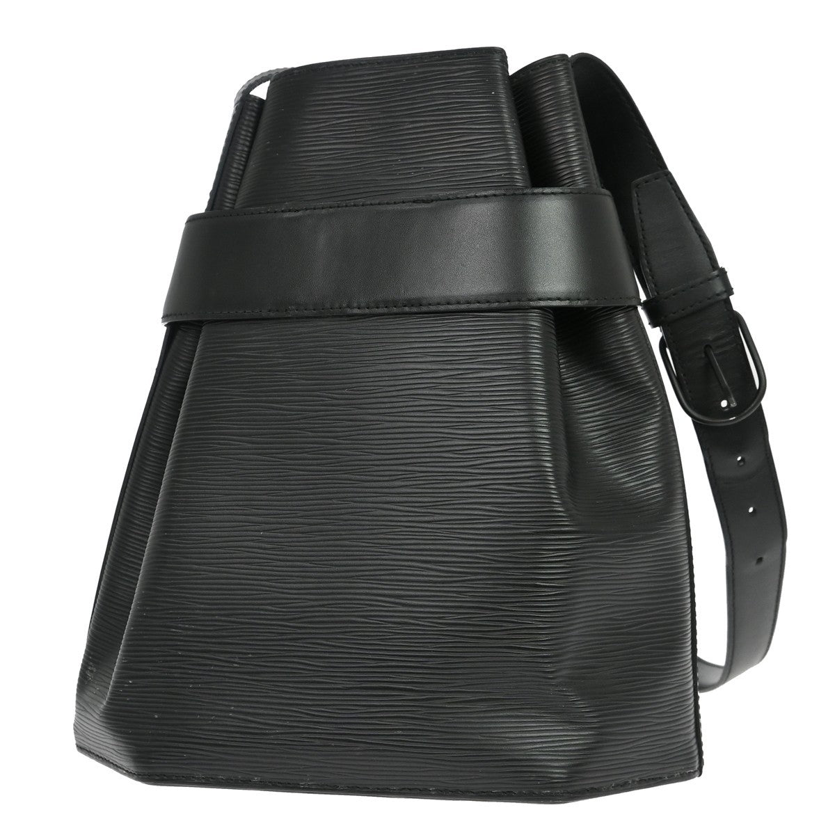 Louis Vuitton Vintage Sac D'epaule Handbag Epi Leather Black Leather Shoulder Bag Bag (Pre-Loved)