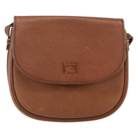 Burberry Vintage Shoulder Bag Leather Brown Leather Shoulder Bag Bag (Authentic Pre-Loved)