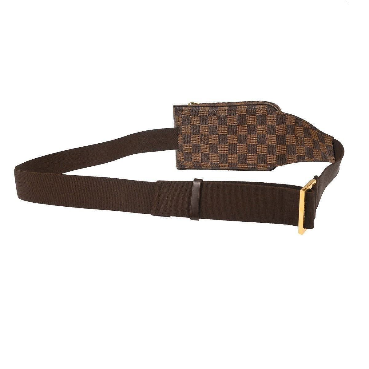 Louis Vuitton Louis Vuitton Geronimos Waist Bag Damier Brown Canvas Shoulder Bag Bag (Pre-Loved)