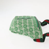 Gucci Waist Pouch Belt Bag Gg Canvas Green Canvas Clutche & Pouche Bag (Authentic Pre-Loved)