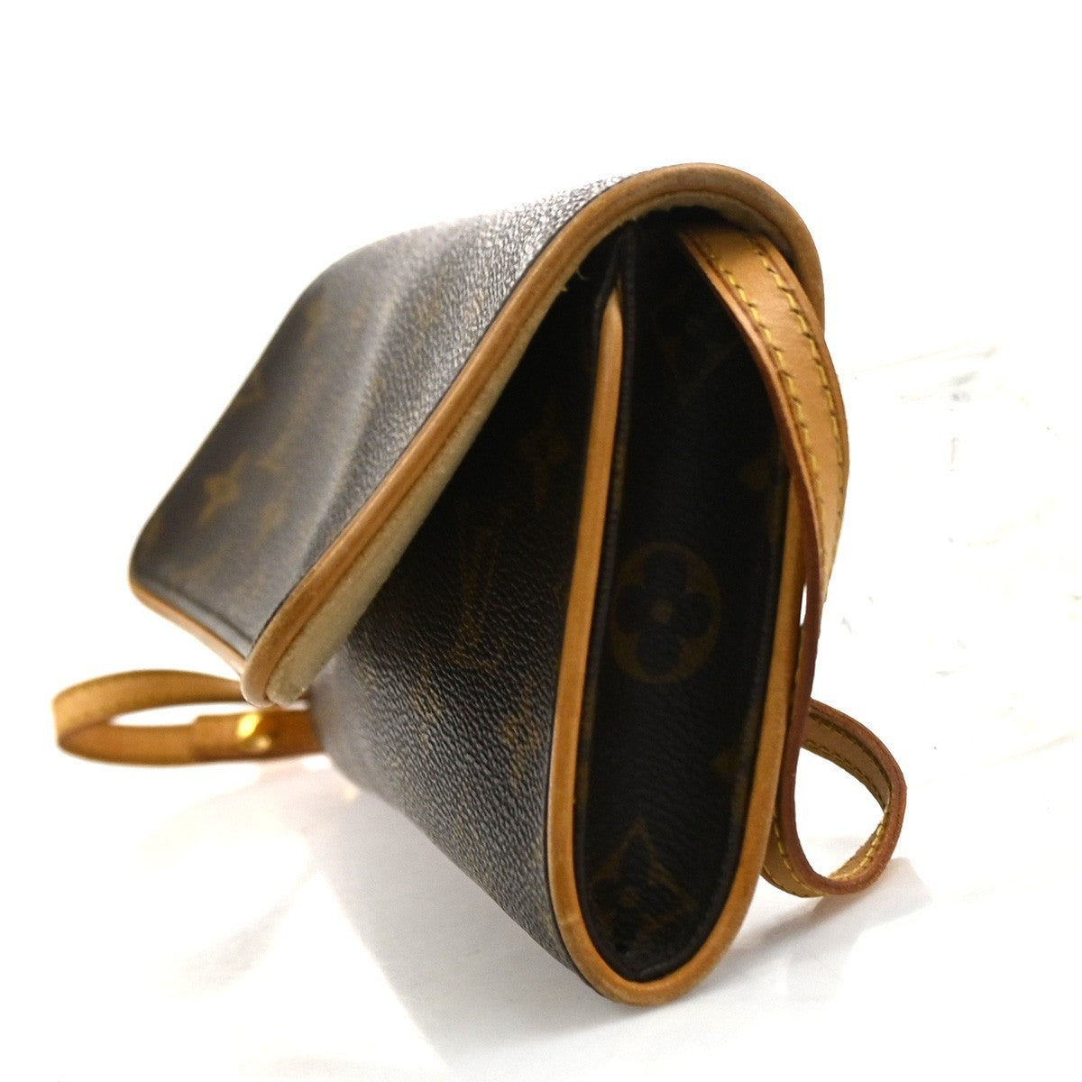 Louis Vuitton Twin Handbag Monogram Canvas Brown Canvas Clutche & Pouche Bag (Authentic Pre-Loved)