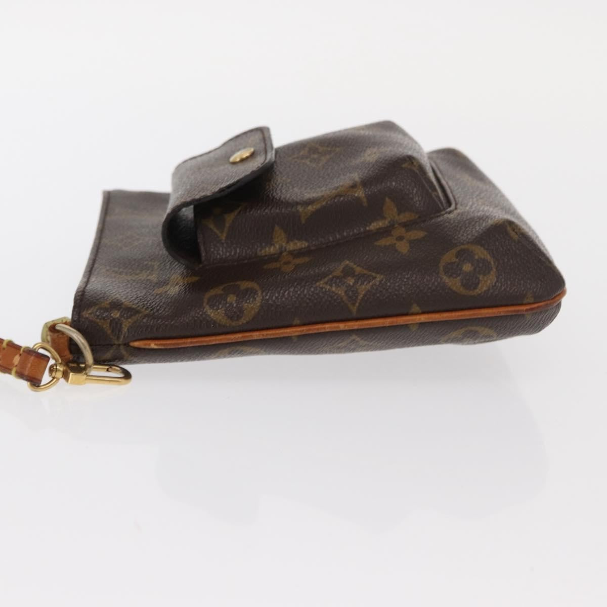 Louis Vuitton Partition Wristlet Clutch Monogram Canvas Brown Canvas Clutche & Pouche Bag (Authentic Pre-Loved)