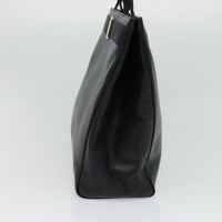 Salvatore Ferragamo Vintage Vara Bow Tote Lizard Embossed Leather Navy Leather Tote Bag Bag (Authentic Pre-Loved)
