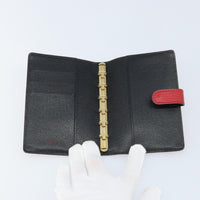 Louis Vuitton Agenda Cover Epi Leather Red Leather Wallets Accessory (Authentic Pre-Loved)