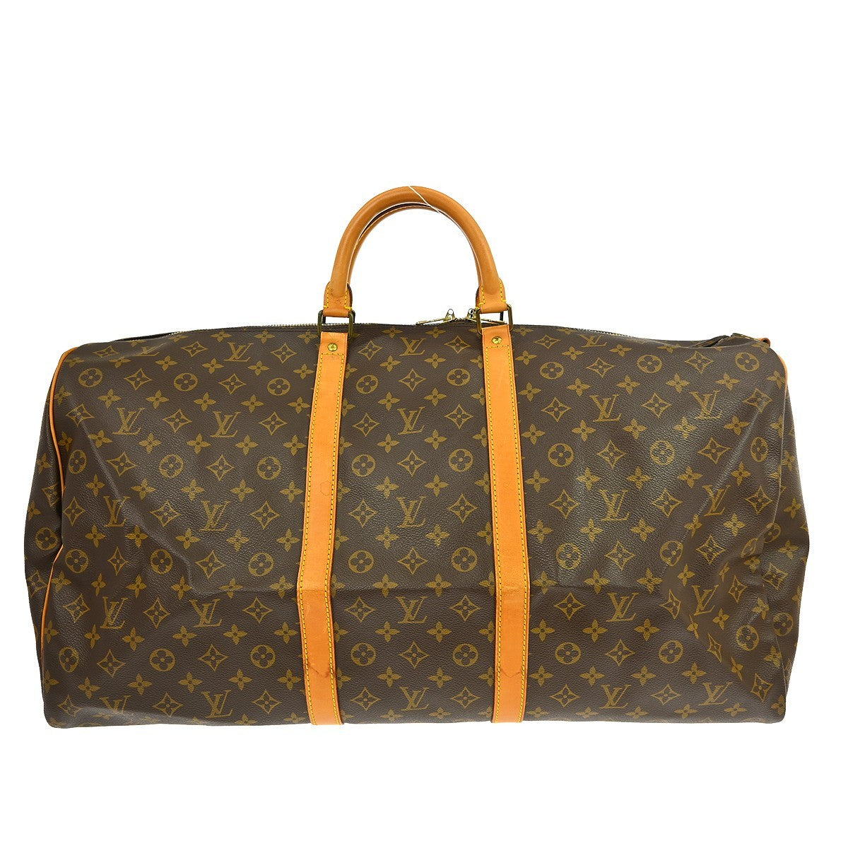 Louis Vuitton Louis Vuitton Keepall Bag Monogram Canvas Brown Canvas Travel Bag Bag (Pre-Loved)