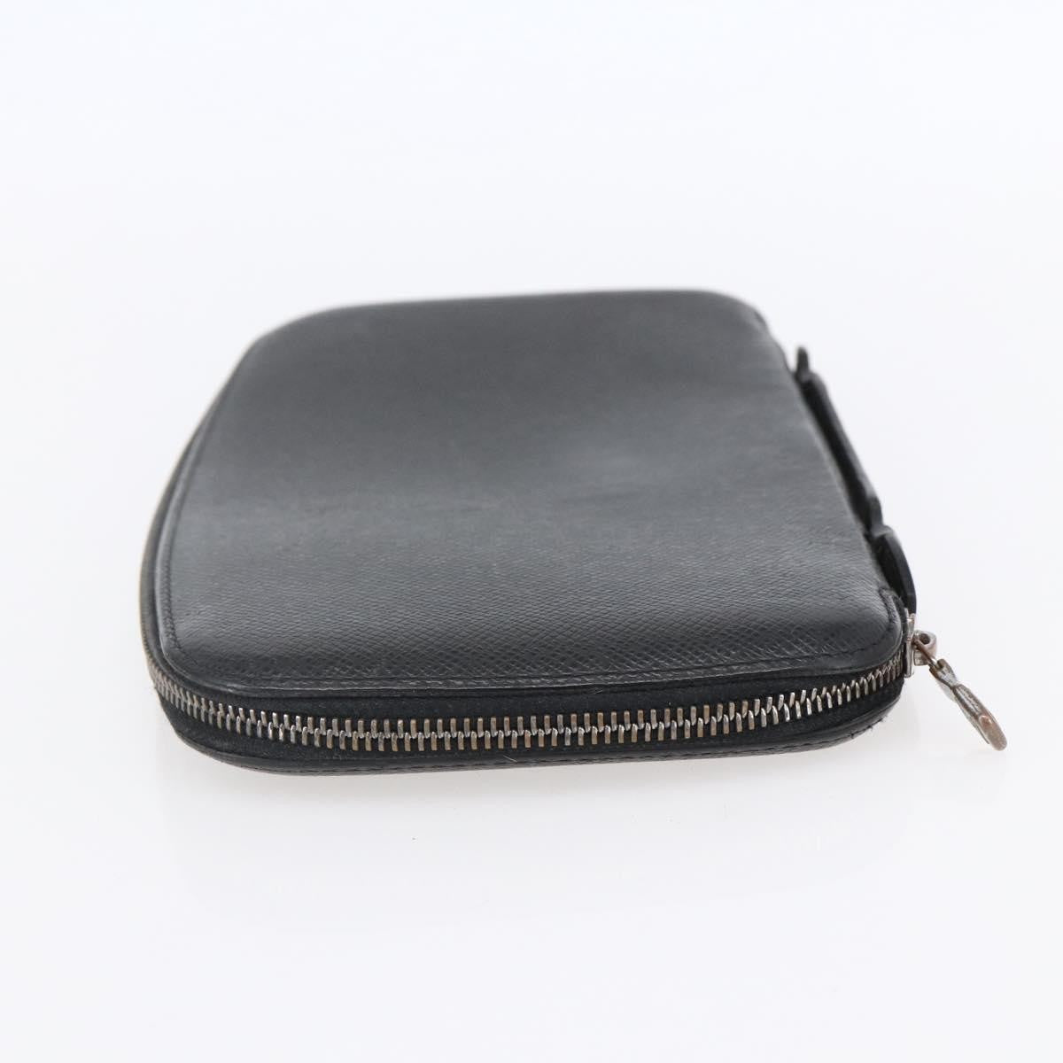 Louis Vuitton Organizer De Voyage Travel Wallet Leather Black Leather Wallets Accessory (Authentic Pre-Loved)