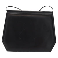 Salvatore Ferragamo Gancini Shoulder Bag Leather Black Leather Shoulder Bag Bag (Authentic Pre-Loved)