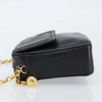 Chanel Vintage Front Pocket Cc Camera Bag Caviar Black Leather Shoulder Bag Bag (Authentic Pre-Loved)