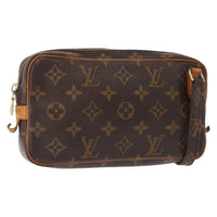 Louis Vuitton Pochette Marly Bandouliere Bag Monogram Canvas Brown Canvas Shoulder Bag Bag (Pre-Loved)