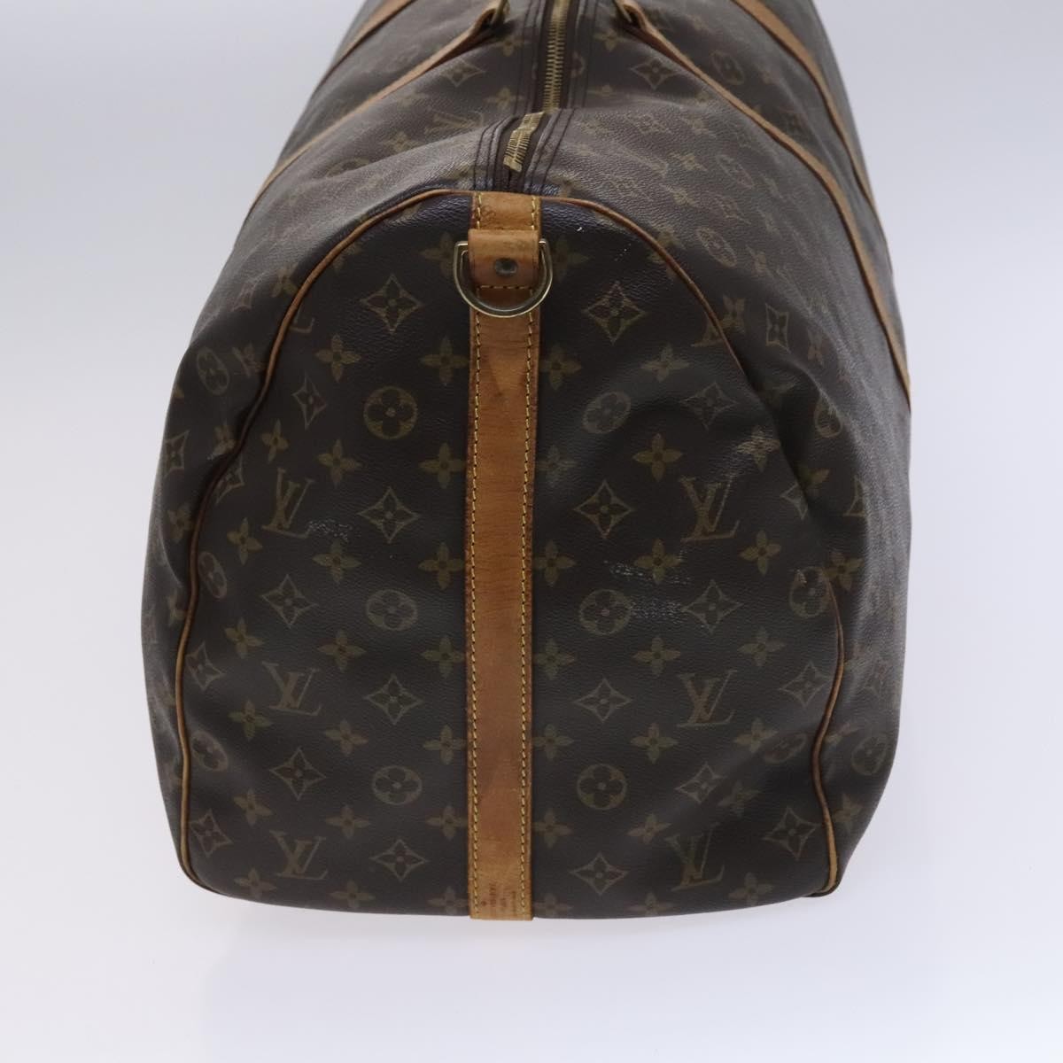 Louis Vuitton Keepall Bandouliere Bag Monogram Canvas Brown Canvas Travel Bag Bag (Authentic Pre-Loved)
