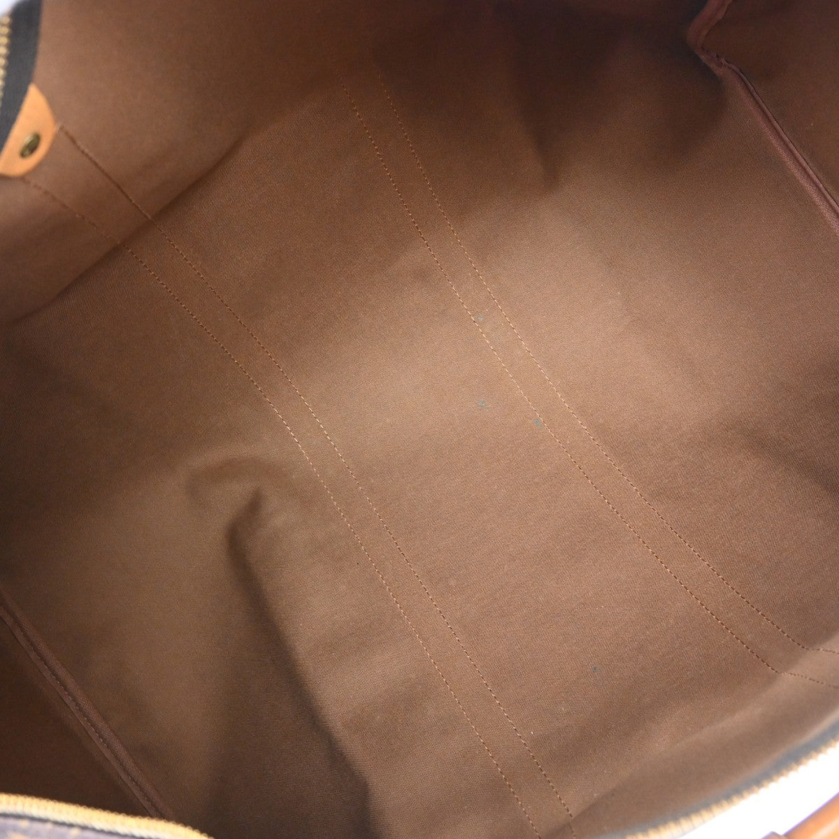 Louis Vuitton Keepall Bag Monogram Canvas Brown Canvas Travel Bag Bag (Pre-Loved)