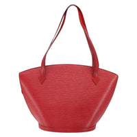 Louis Vuitton Saint Jacques Handbag Epi Leather Red Leather Shoulder Bag Bag (Authentic Pre-Loved)