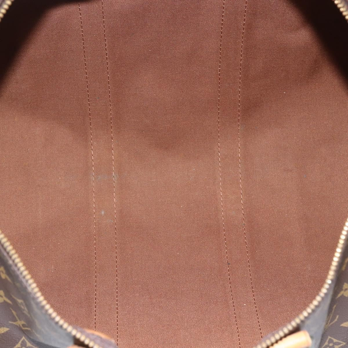 Louis Vuitton Keepall Bag Monogram Canvas Brown Canvas Travel Bag Bag (Authentic Pre-Loved)