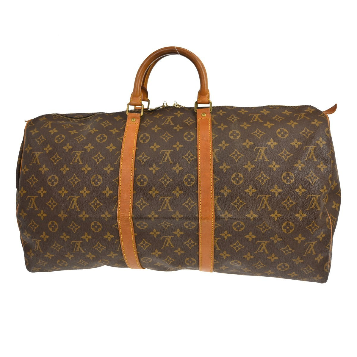 Louis Vuitton Louis Vuitton Keepall Bag Monogram Canvas Brown Canvas Travel Bag Bag (Authentic Pre-Loved)