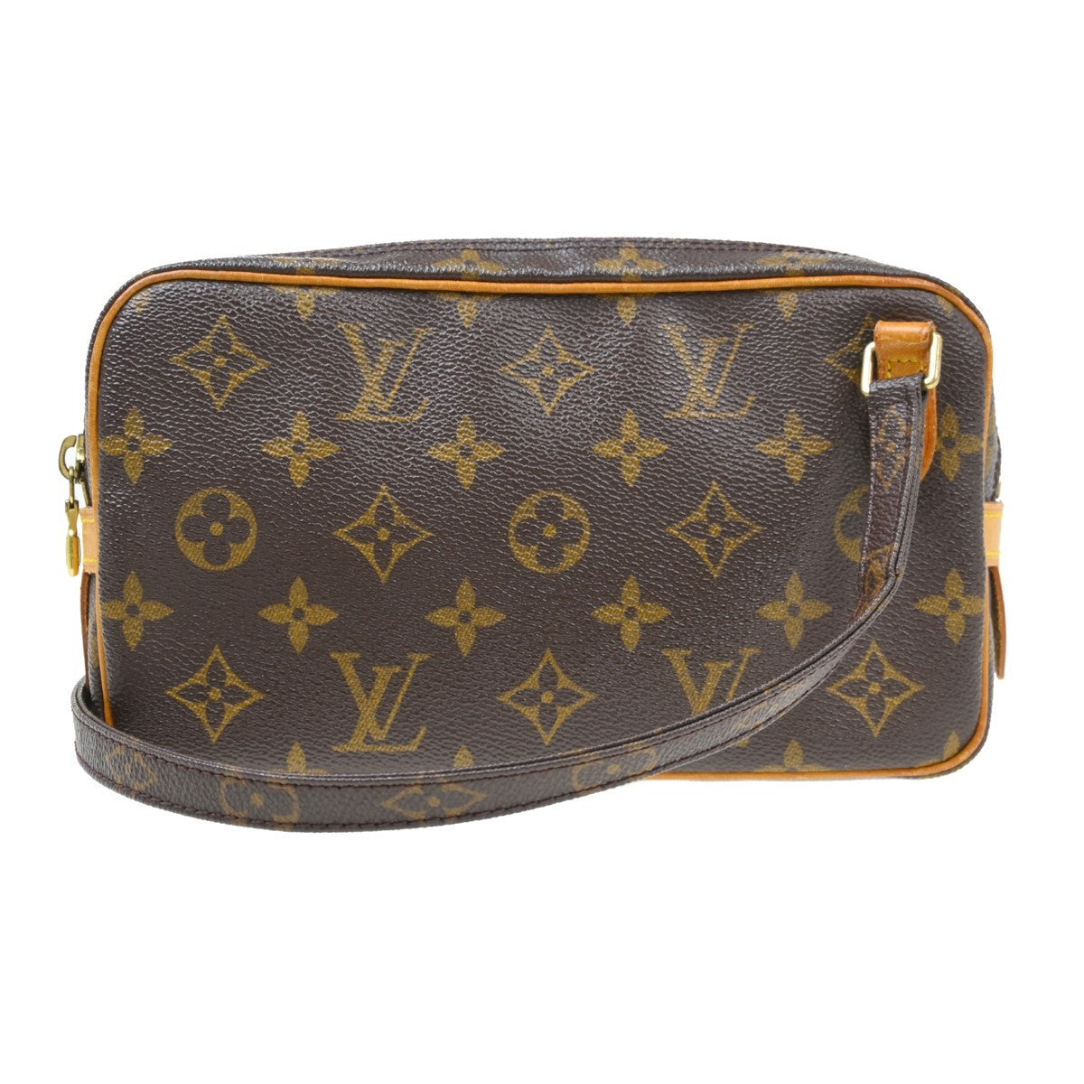 Louis Vuitton Pochette Marly Bandouliere Bag Monogram Canvas Brown Canvas Shoulder Bag Bag (Authentic Pre-Loved)