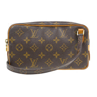 Louis Vuitton Pochette Marly Bandouliere Bag Monogram Canvas Brown Canvas Shoulder Bag Bag (Authentic Pre-Loved)