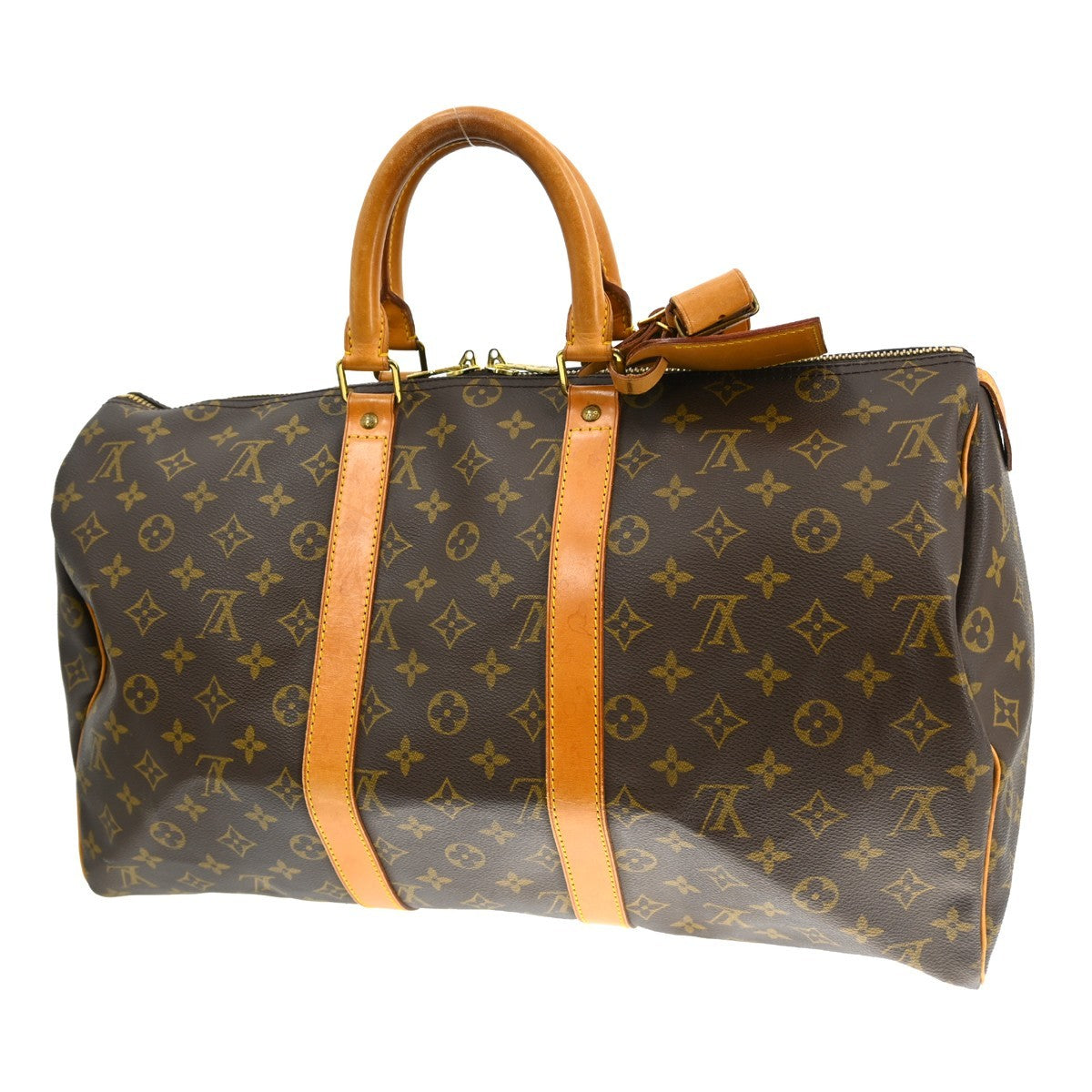 Louis Vuitton Louis Vuitton Keepall Bag Monogram Canvas Brown Canvas Travel Bag Bag (Pre-Loved)