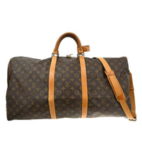 Louis Vuitton Louis Vuitton Keepall Bandouliere Bag Monogram Canvas Brown Canvas Travel Bag Bag (Pre-Loved)