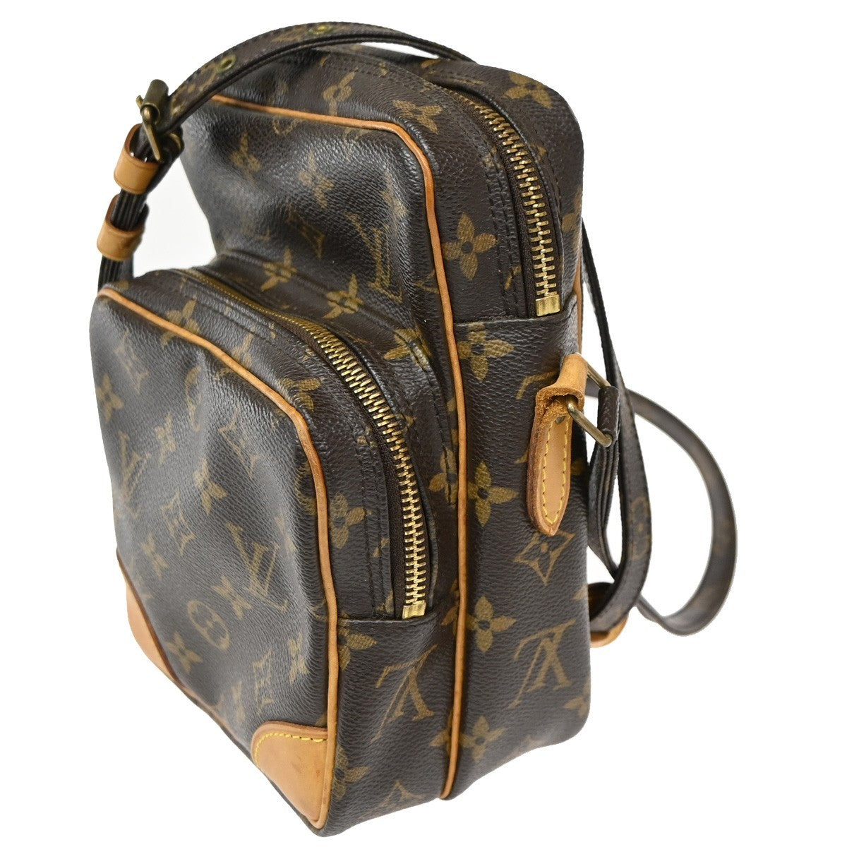 Louis Vuitton Amazone Bag Monogram Canvas Brown Canvas Shoulder Bag Bag (Authentic Pre-Loved)