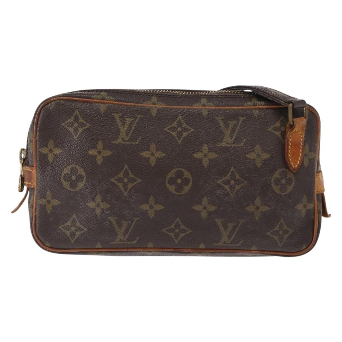 Louis Vuitton Pochette Marly Bandouliere Bag Monogram Canvas Brown Canvas Shoulder Bag Bag (Authentic Pre-Loved)