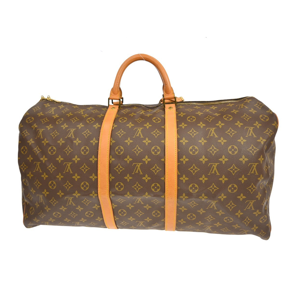 Louis Vuitton Louis Vuitton Keepall Bag Monogram Canvas Brown Canvas Travel Bag Bag (Pre-Loved)