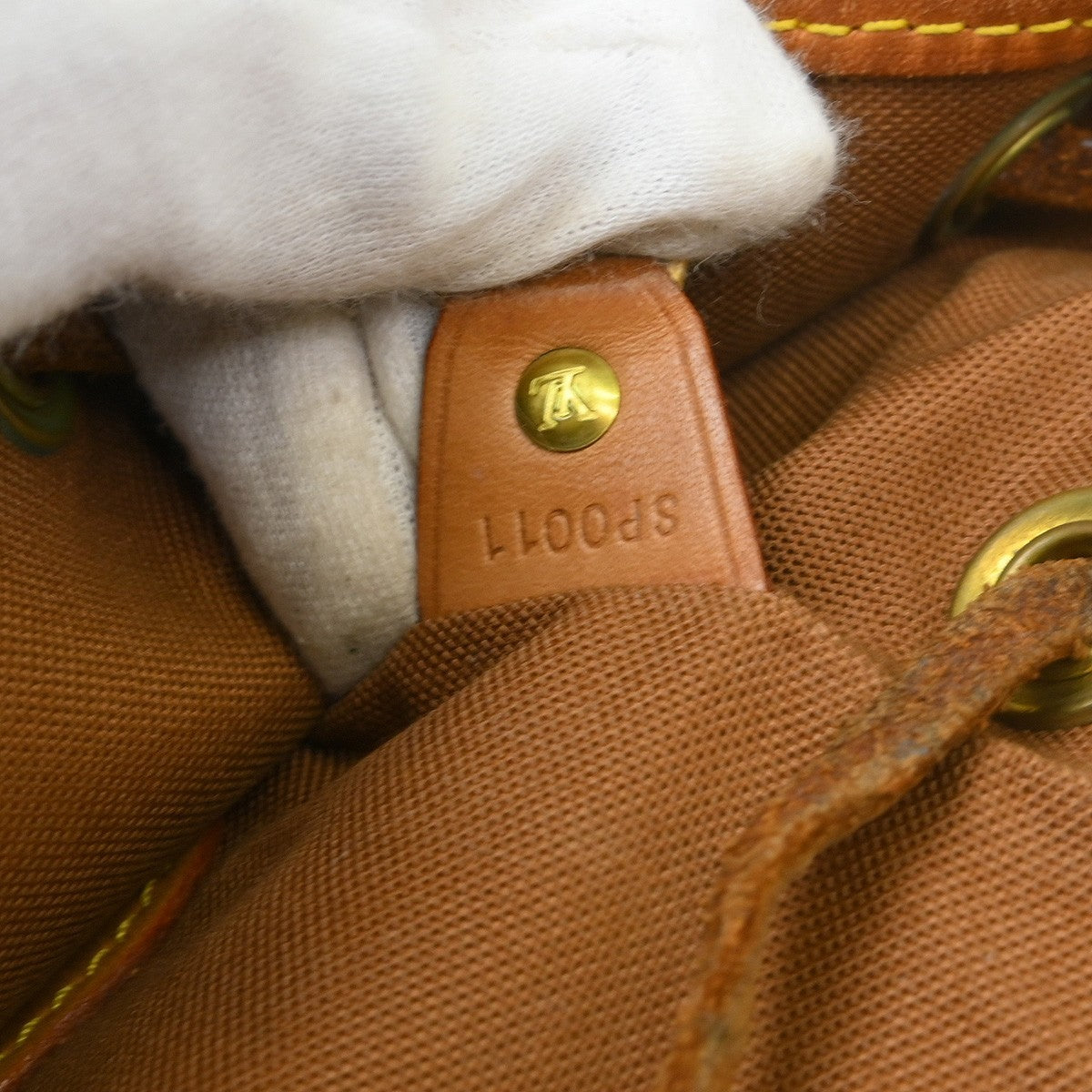 Louis Vuitton Vintage Montsouris Backpack Monogram Canvas Brown Canvas Backpack Bag (Authentic Pre-Loved)