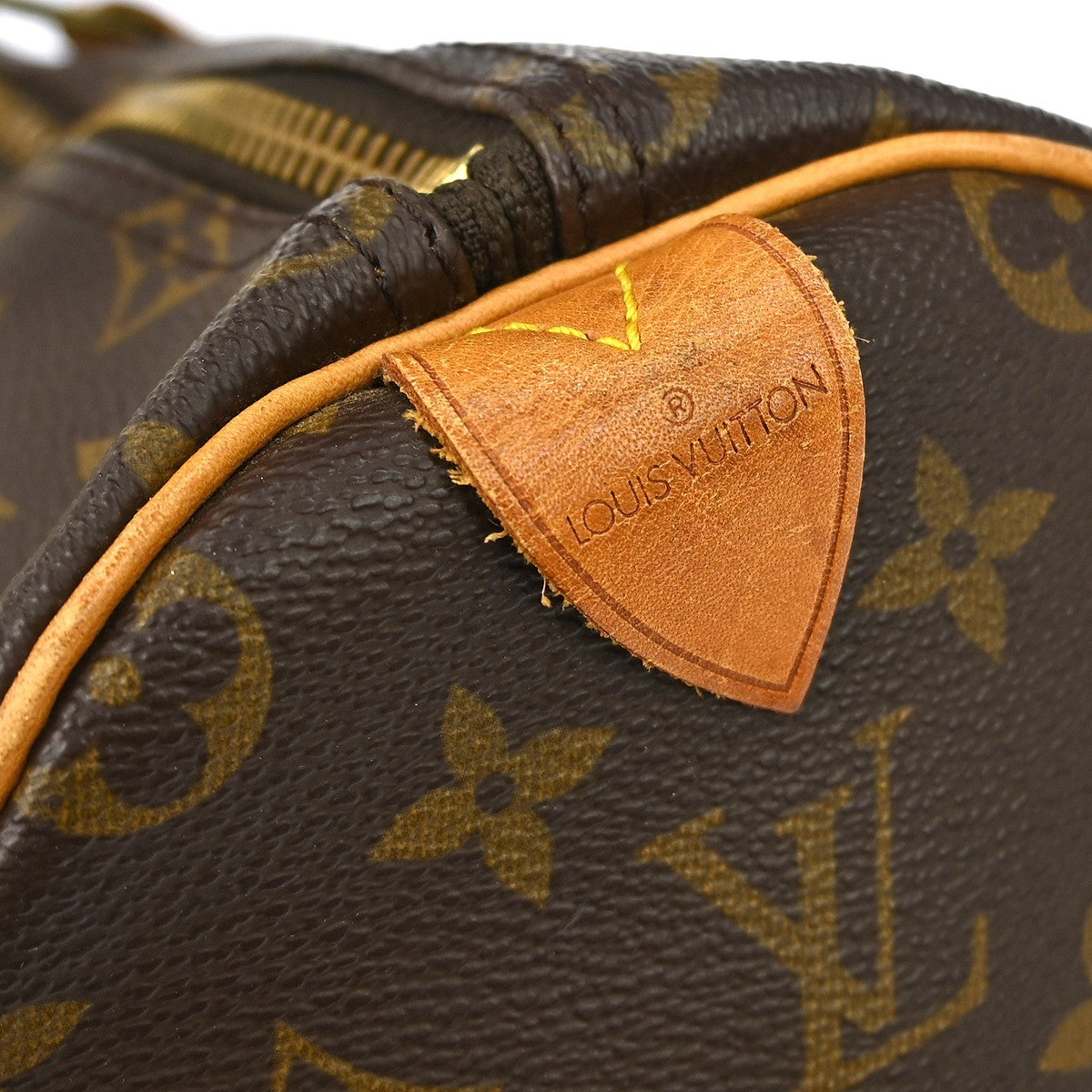 Louis Vuitton Keepall Bag Monogram Canvas Brown Canvas Travel Bag Bag (Authentic Pre-Loved)