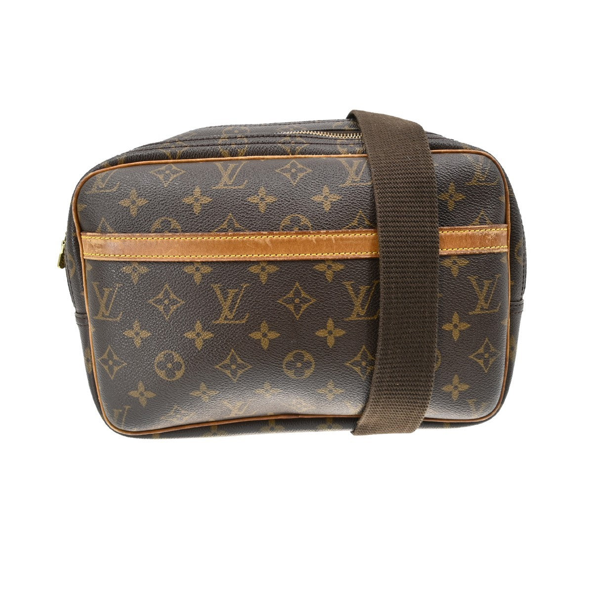 Louis Vuitton Louis Vuitton Reporter Bag Monogram Canvas Brown Canvas Shoulder Bag Bag (Pre-Loved)