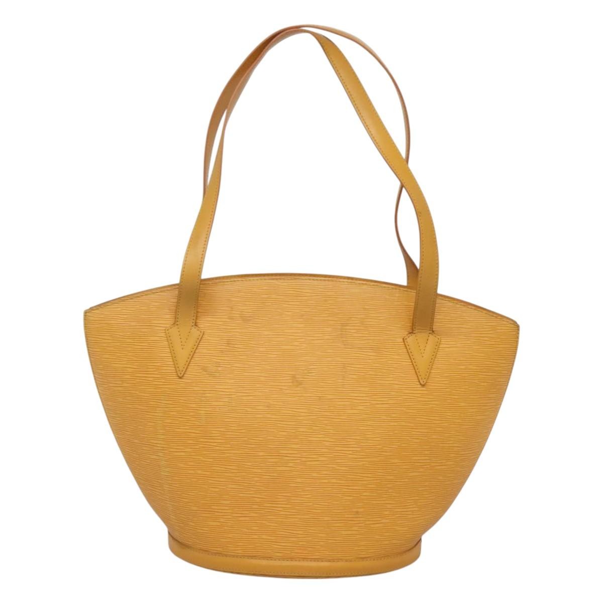 Louis Vuitton Louis Vuitton Saint Jacques Handbag Epi Leather Yellow Leather Shoulder Bag Bag (Pre-Loved)