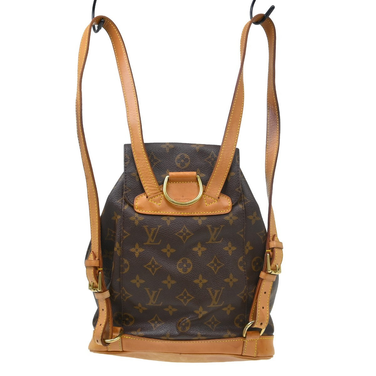 Louis Vuitton Vintage Montsouris Backpack Monogram Canvas Brown Canvas Backpack Bag (Authentic Pre-Loved)