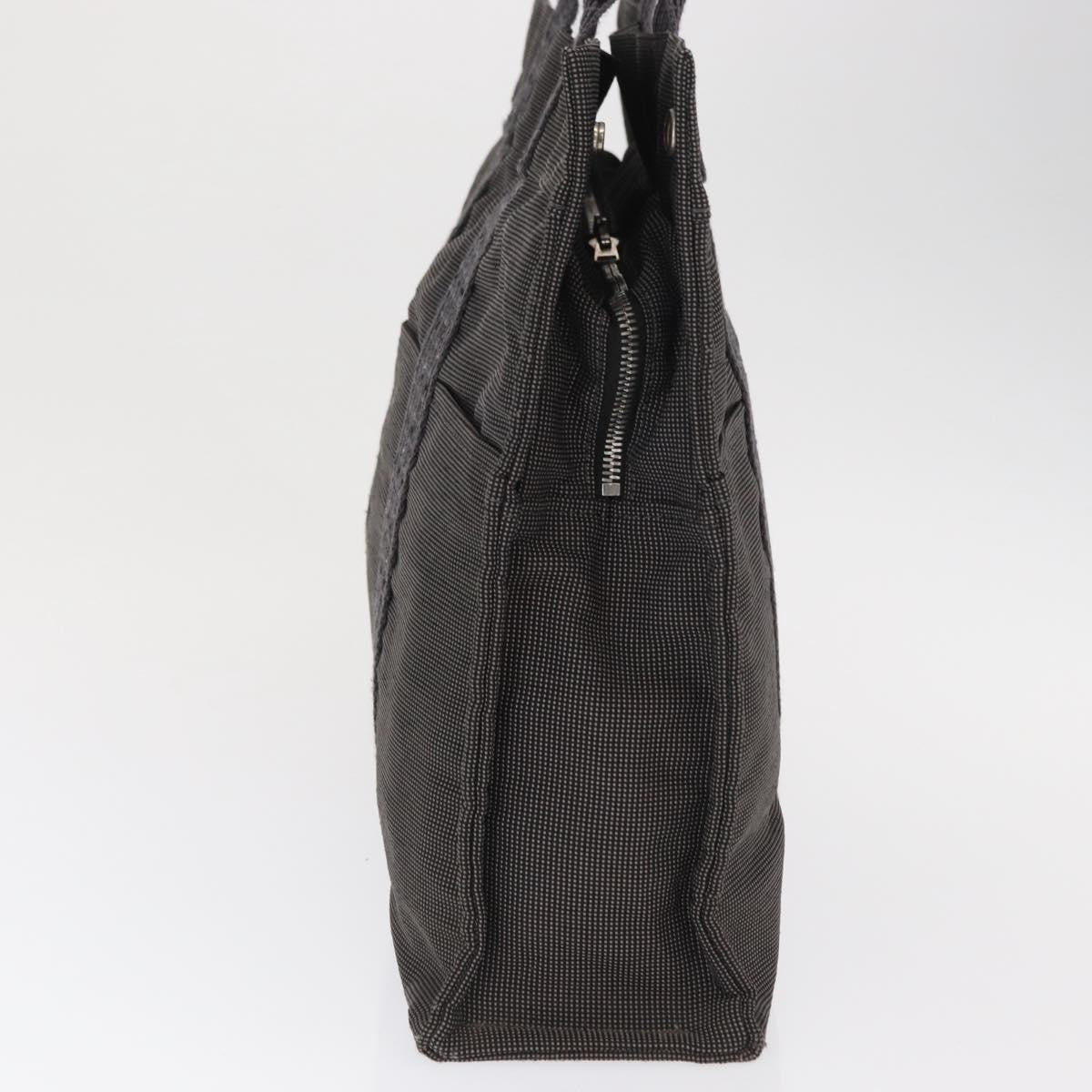 Hermes Fourre-Tout Herline Canvas Gray Canvas Tote Bag Bag (Authentic Pre-Loved)