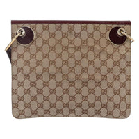 Gucci Eclipse Messenger Gg Canvas Beige Canvas Shoulder Bag Bag (Authentic Pre-Loved)
