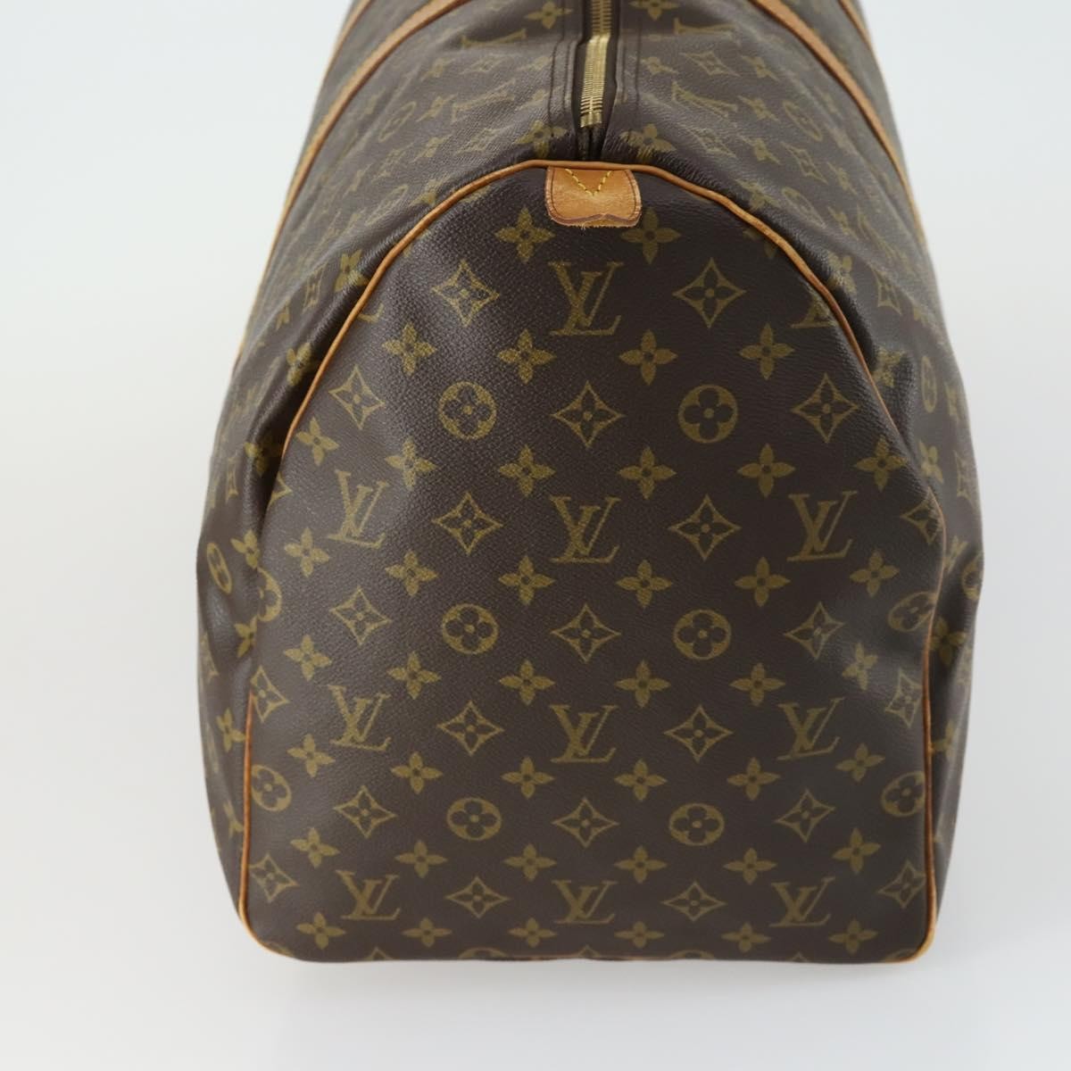 Louis Vuitton Keepall Bag Monogram Canvas Brown Canvas Travel Bag Bag (Authentic Pre-Loved)