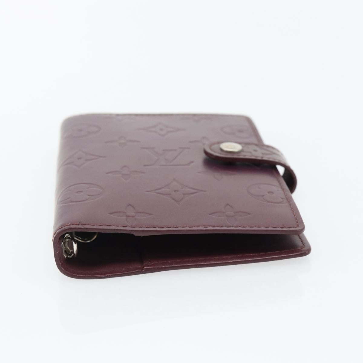 Louis Vuitton Agenda Cover Monogram Canvas Purple Canvas Clutche & Pouche Bag (Authentic Pre-Loved)