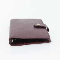 Louis Vuitton Agenda Cover Monogram Canvas Purple Canvas Clutche & Pouche Bag (Authentic Pre-Loved)