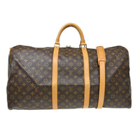 Louis Vuitton Louis Vuitton Keepall Bandouliere Bag Monogram Canvas Brown Canvas Travel Bag Bag (Authentic Pre-Loved)