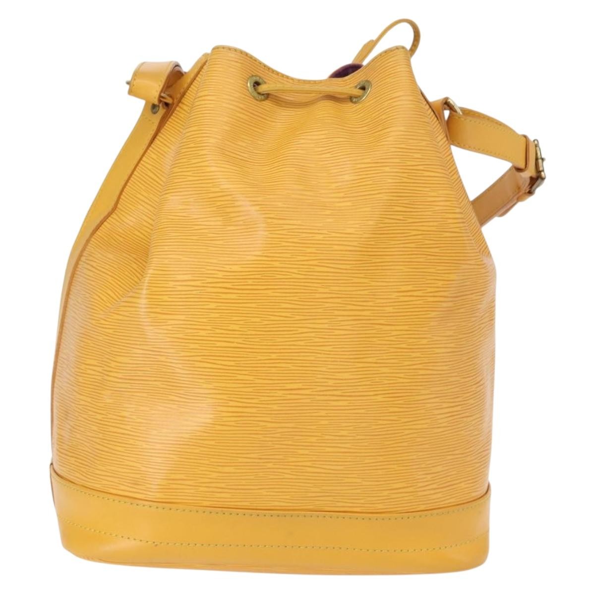 Louis Vuitton Noe Handbag Epi Leather Yellow Leather Shoulder Bag Bag (Pre-Loved)
