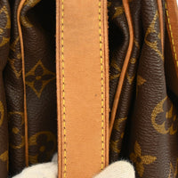 Louis Vuitton Louis Vuitton Saumur Handbag Monogram Canvas Brown Canvas Shoulder Bag Bag (Pre-Loved)