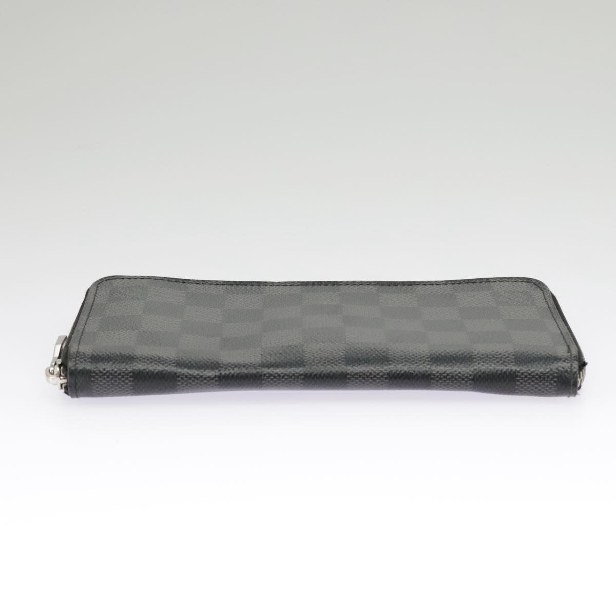 Louis Vuitton Zippy Wallet Vertical Damier Graphite Gray Canvas Wallets Accessory (Authentic Pre-Loved)
