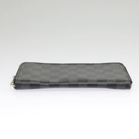 Louis Vuitton Zippy Wallet Vertical Damier Graphite Gray Canvas Wallets Accessory (Authentic Pre-Loved)