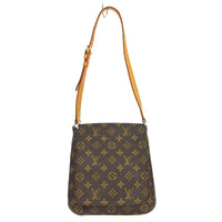 Louis Vuitton Musette Salsa Handbag Monogram Canvas Brown Canvas Shoulder Bag Bag (Authentic Pre-Loved)